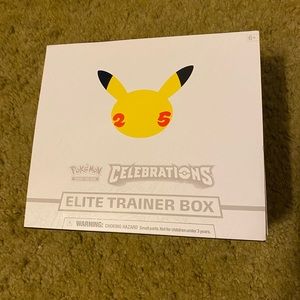 Pokémon Celebrations 25th anniversary Elite Trainer Box ETB BOX ONLY NO CARDS.